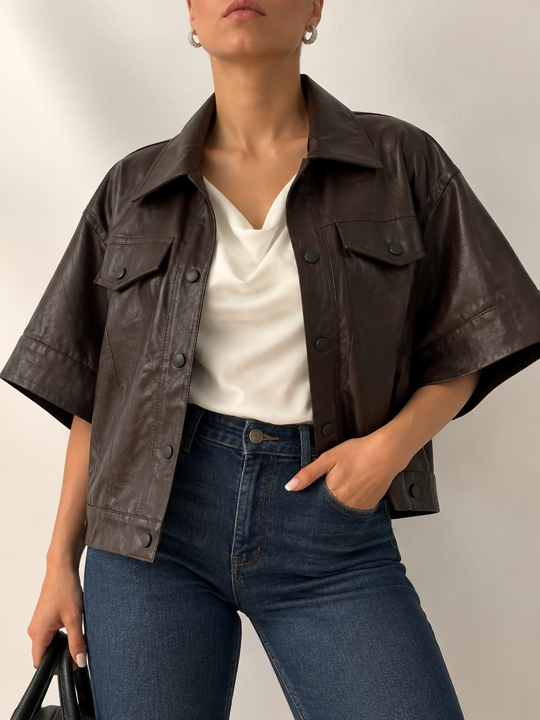 Chaqueta tipo capa