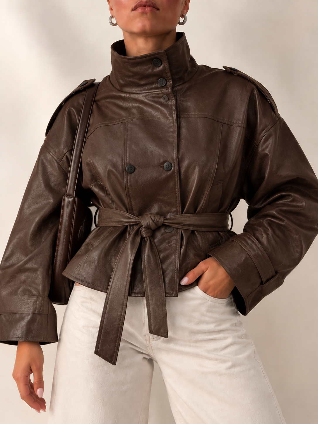 Chaqueta Cuello Alto