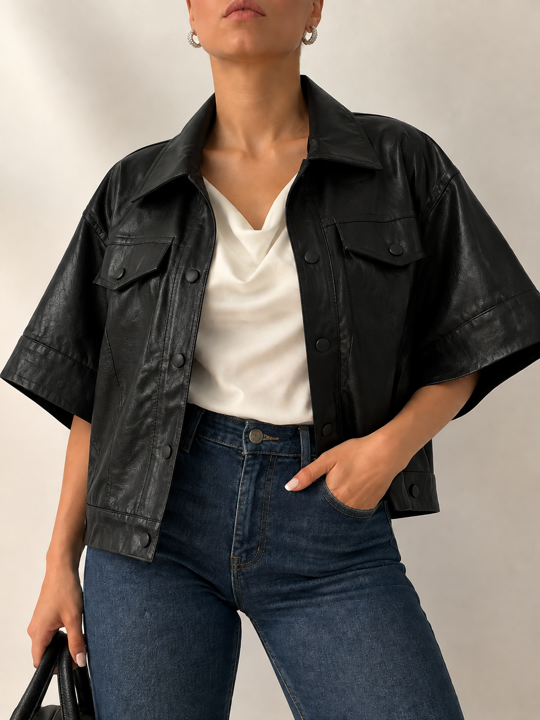 Chaqueta tipo capa