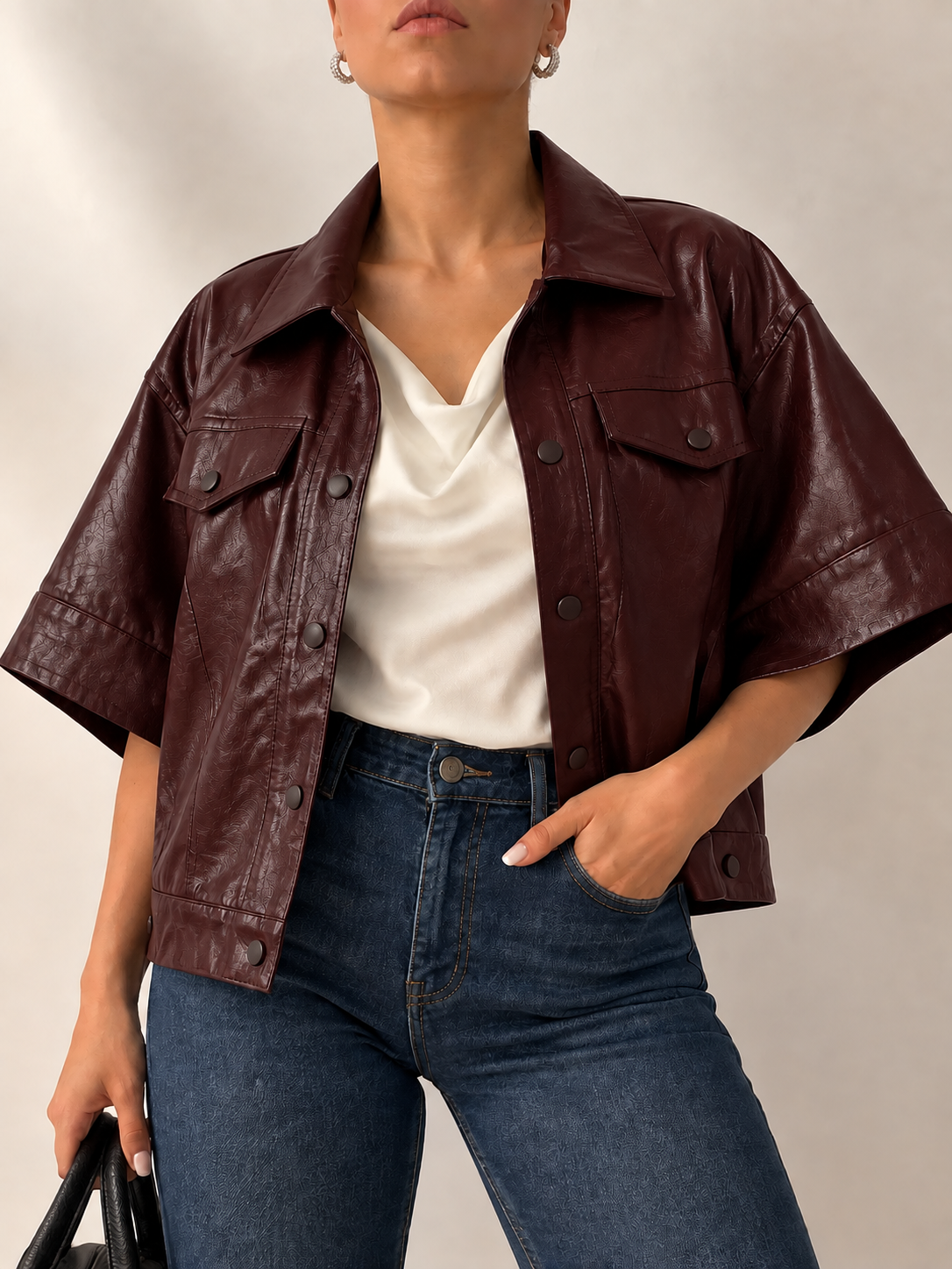 Chaqueta tipo capa