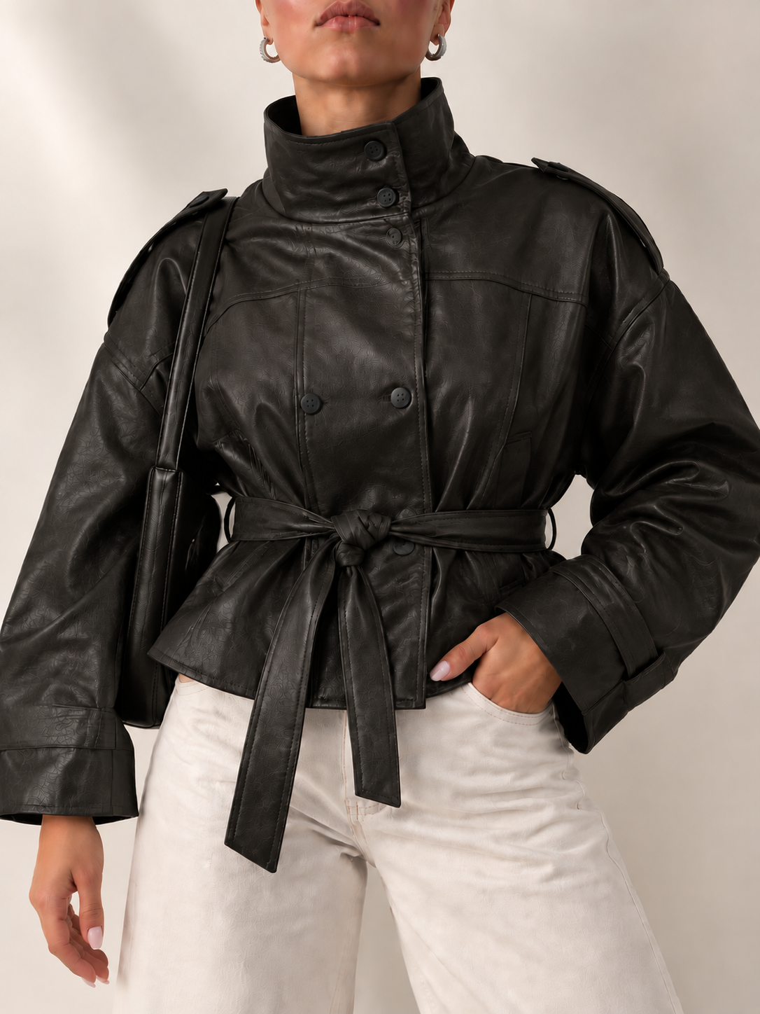 Chaqueta Cuello Alto