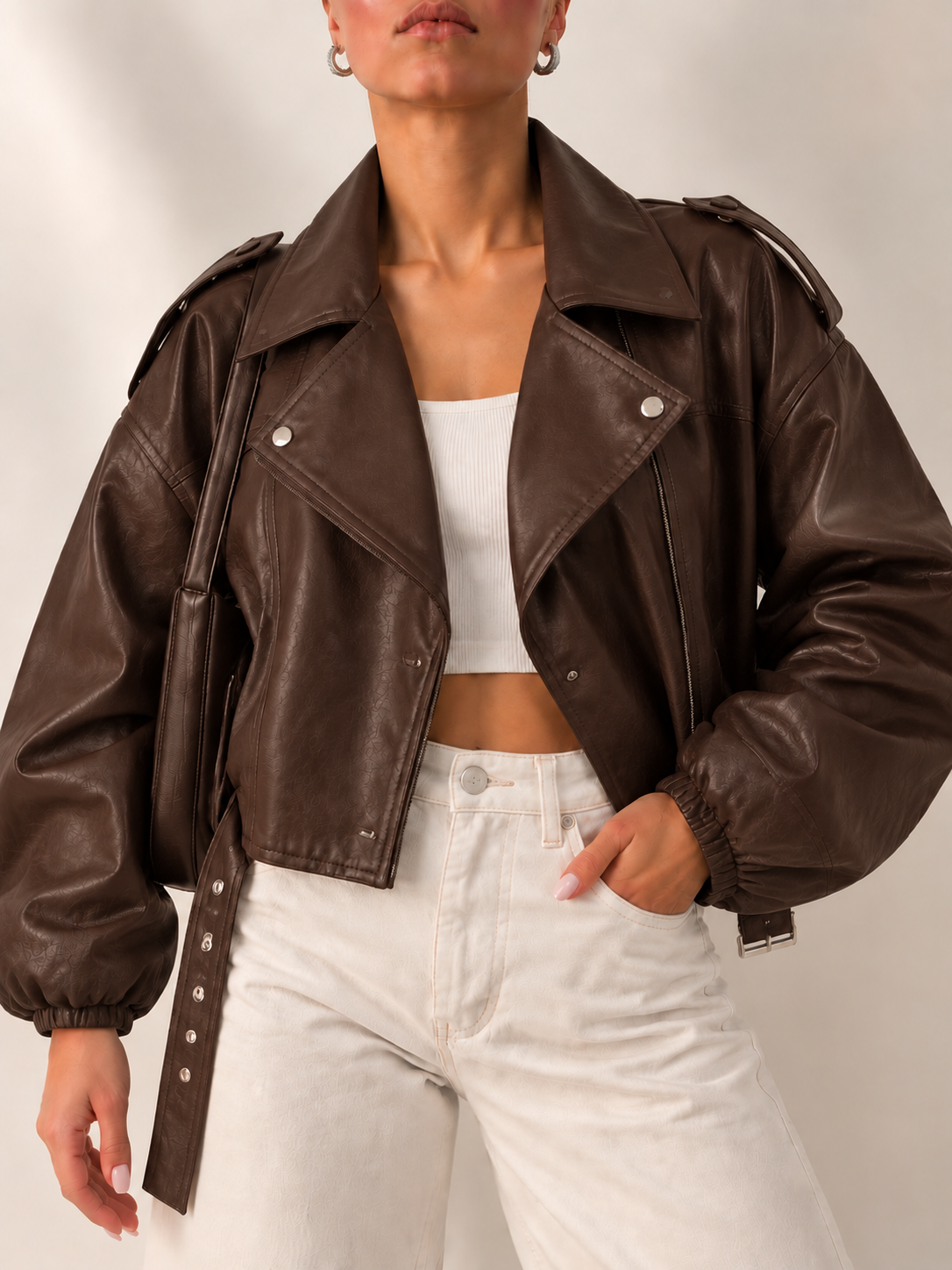 Chaqueta tipo Biker